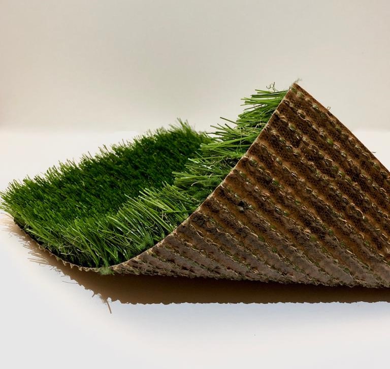 El backing del césped artificial