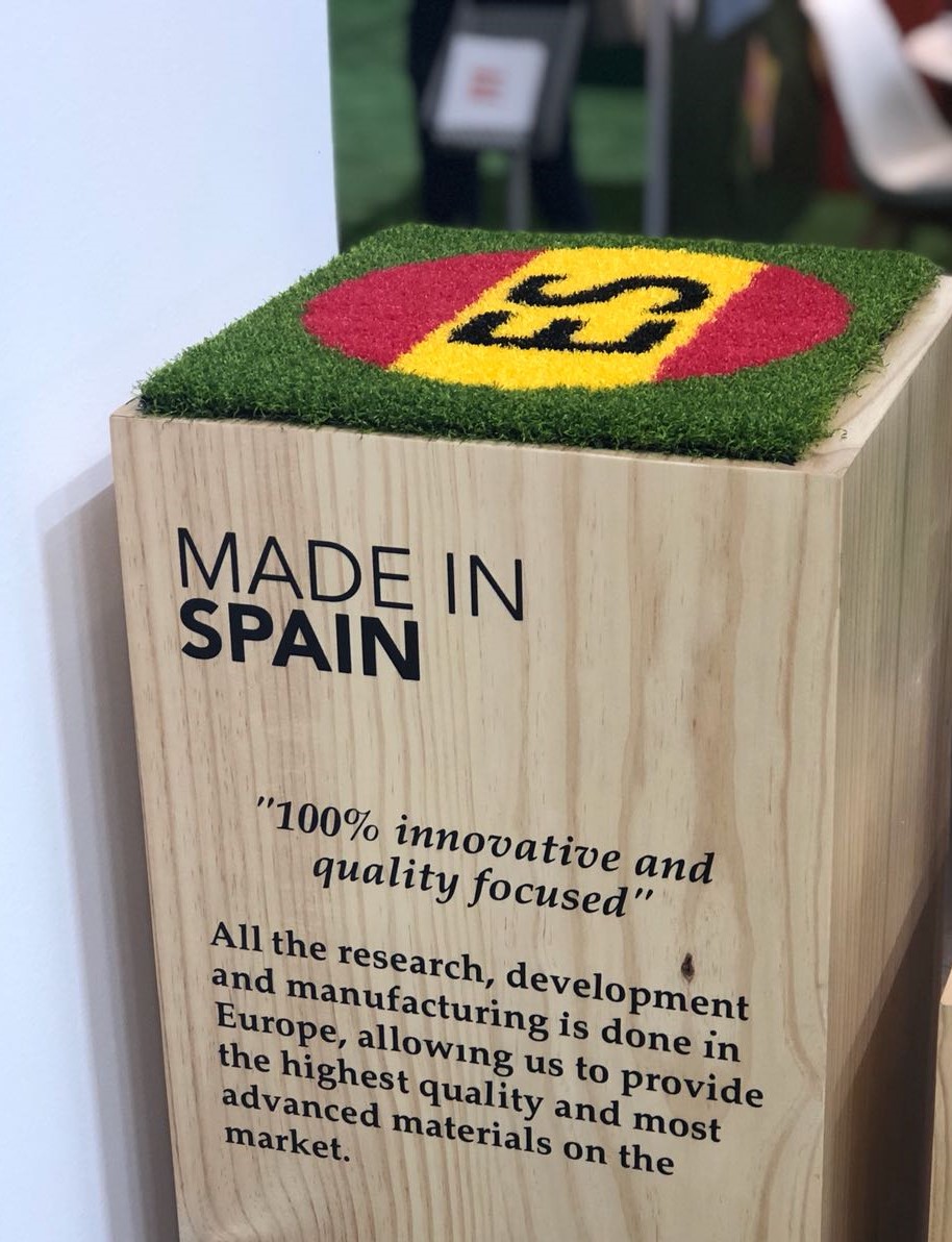 Césped artificial fabricado en España